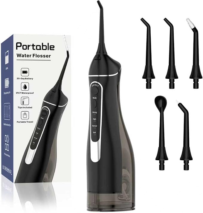 ARITEK Cordless Portable Water Flosser with 300ML Tank