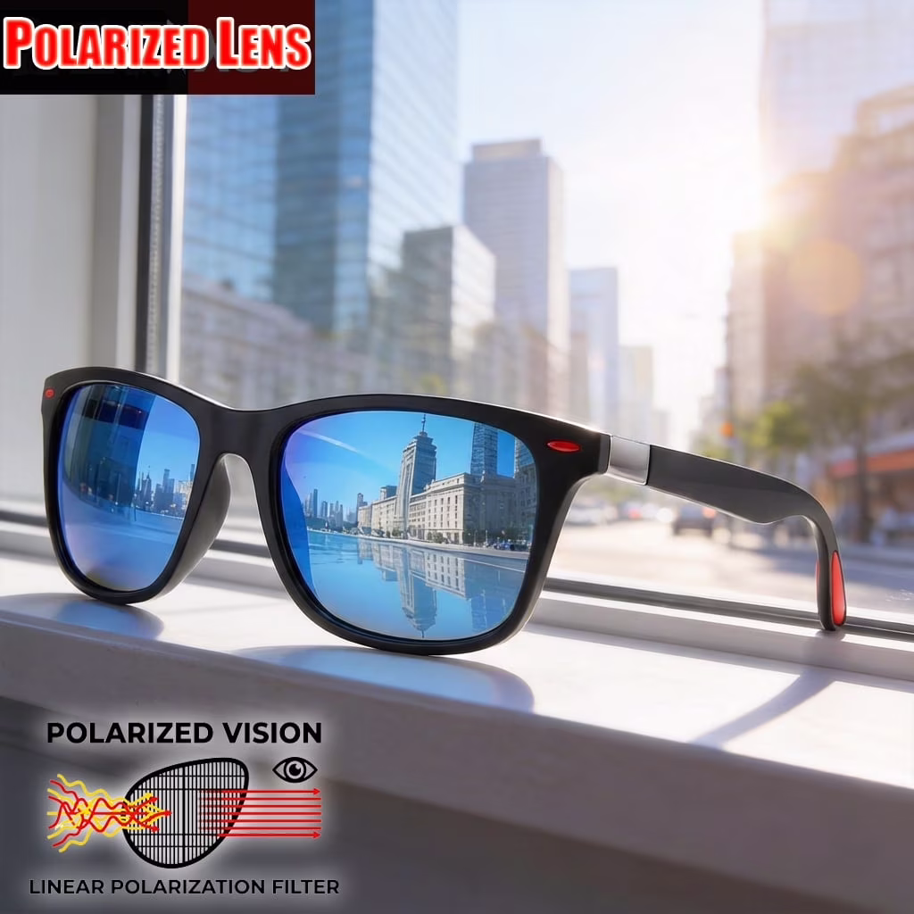 CAREFIA Polarized Sunglasses Tacglasses Sunglasses for Men Cycling Driving Sports Blue Sun Glasses